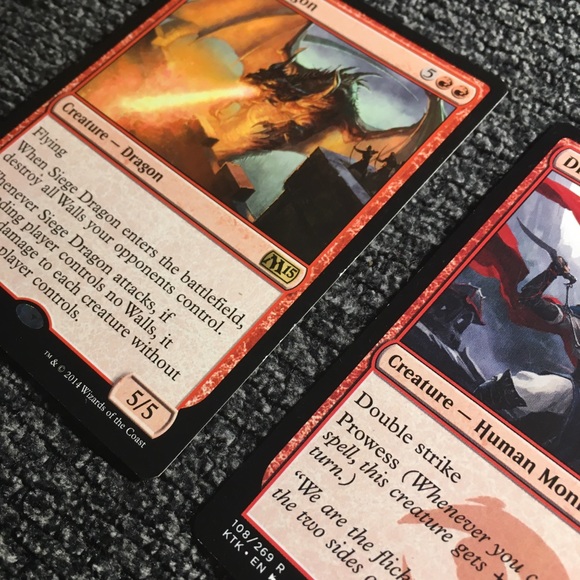 MTG RARE RED 2-PACK: Siege Dragon 162/269 - Picture 5 of 6